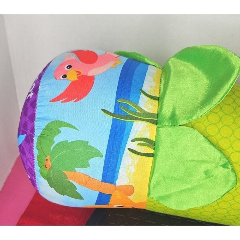Baby Einstein Sea Life Round Learning Activity Pillow Blue Reef Rainforest - Picture 8 of 11